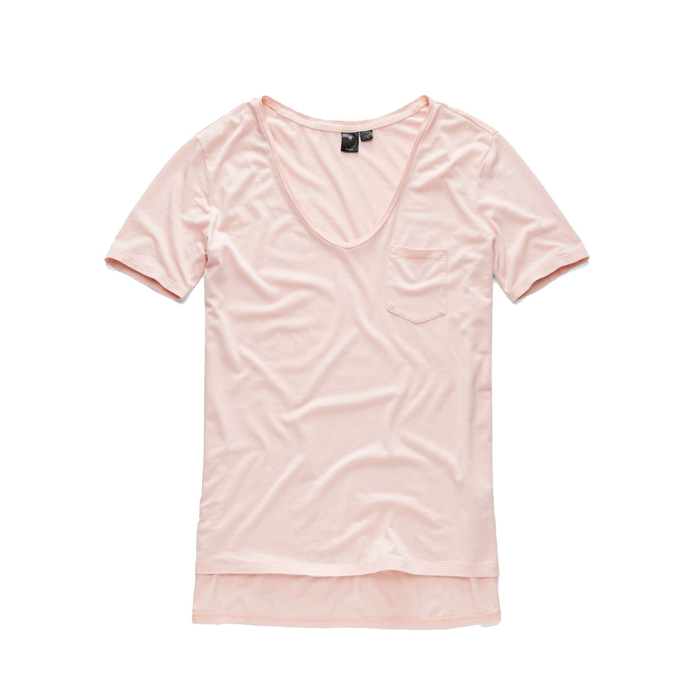 G-Star Raw Womens Ovvela V Deep t-Shirt, Pink