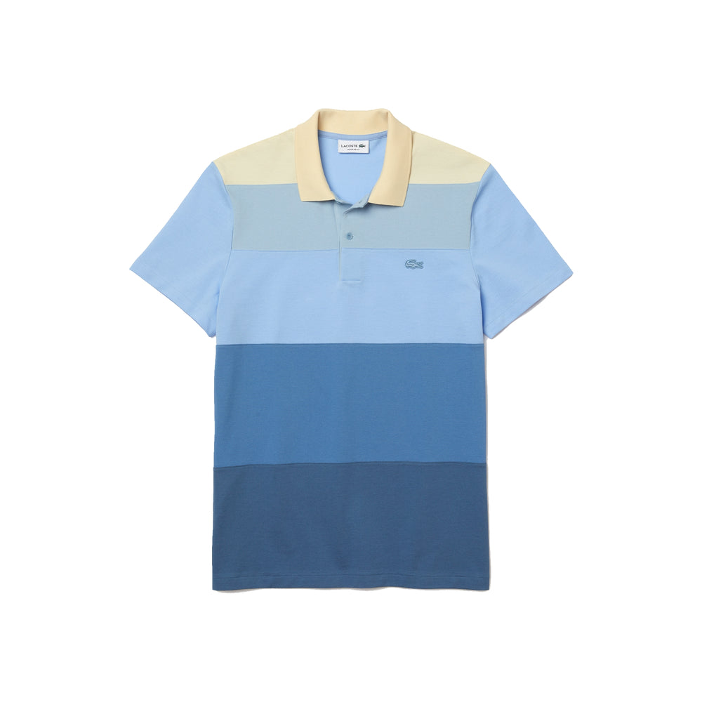 Lacoste PH9719 Men’s Lacoste Regular Fit Fresh Colourblock Cotton Piqué Polo Shirt