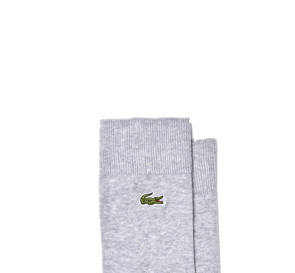 Lacoste Ra7805 Men's Embroidered Crocodile Cotton Blend Socks