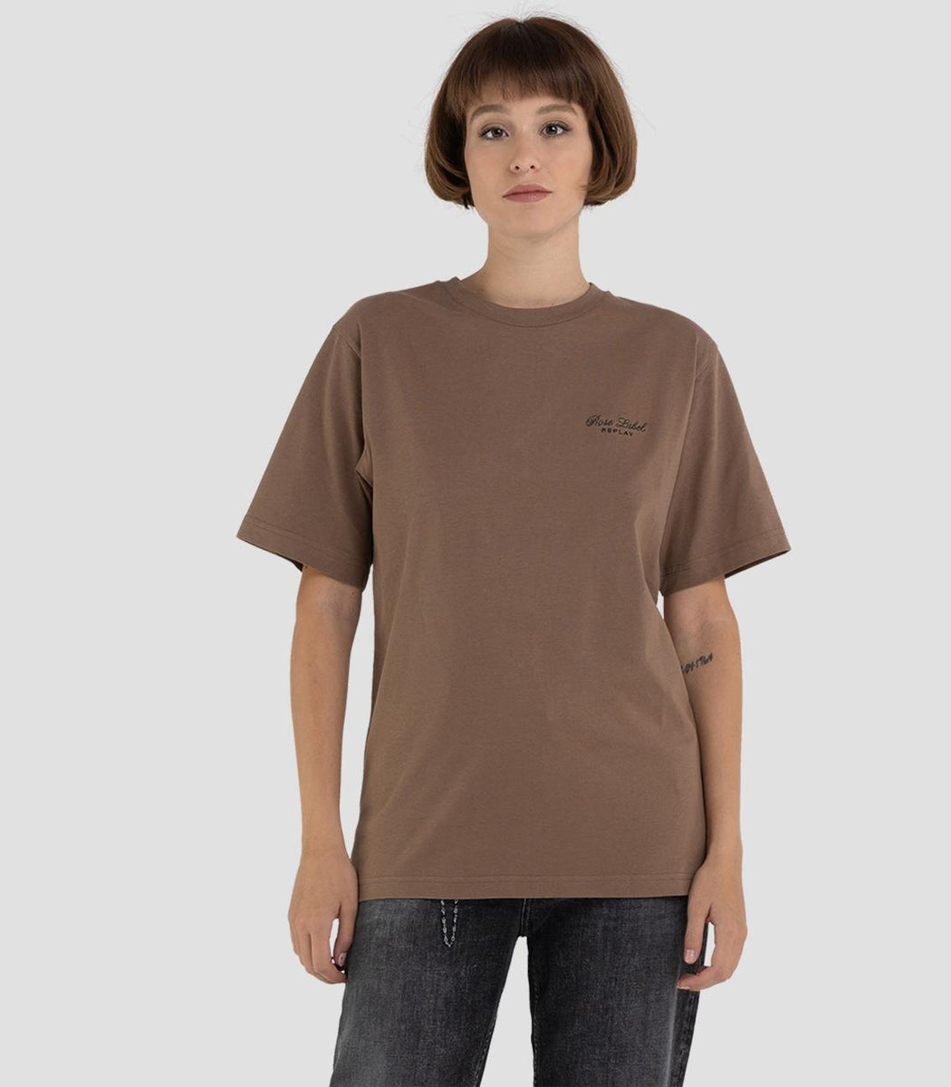Replay W3698A Rose Label T-Shirt –