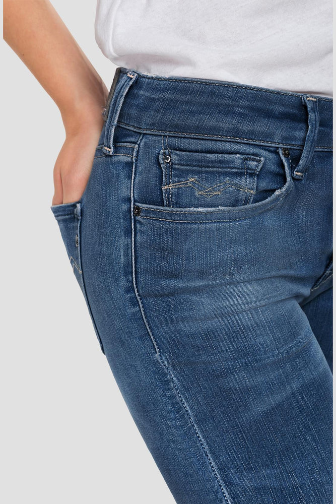 Replay Womens Hyperflex Bio New Luz WH689.661.A06.009 Skinny High Waist Jeans