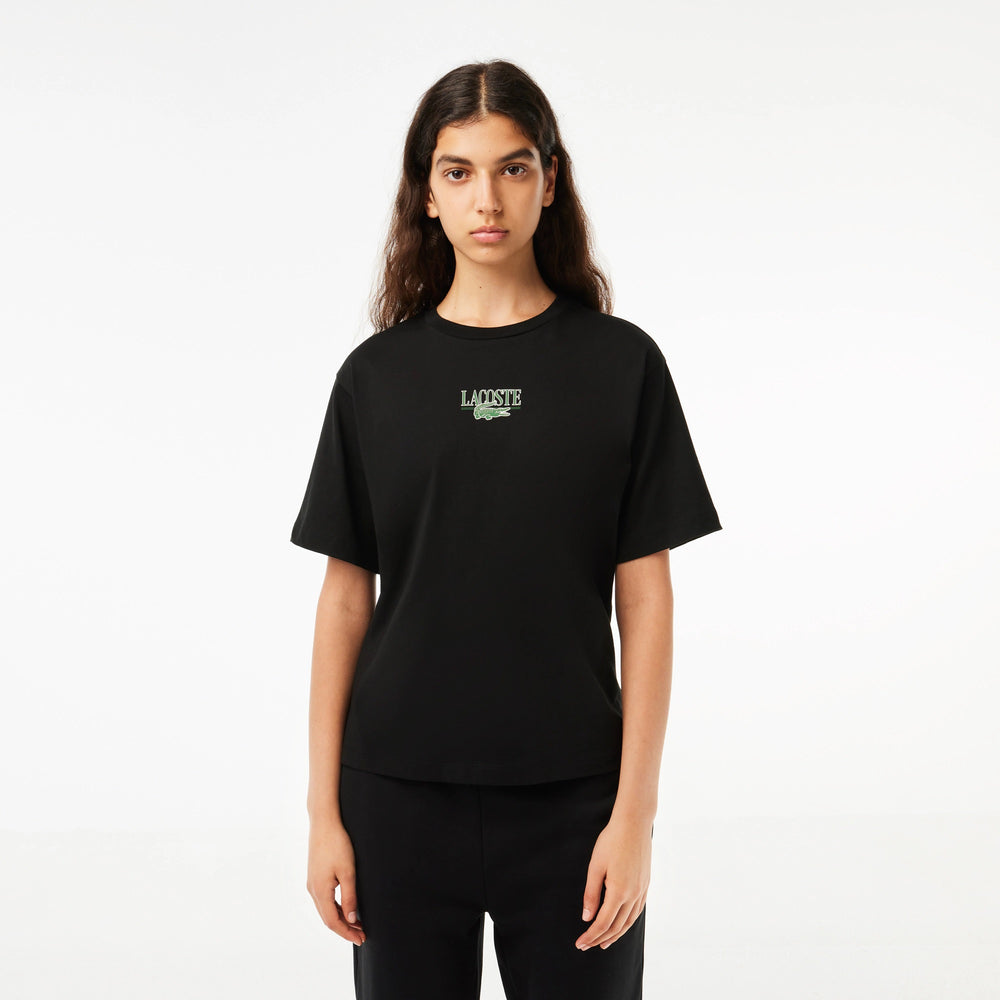 Lacoste Womens TF0883 Print T-shirt