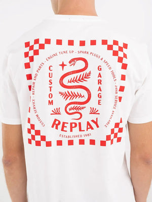 Replay M6836 Back Print T-Shirt