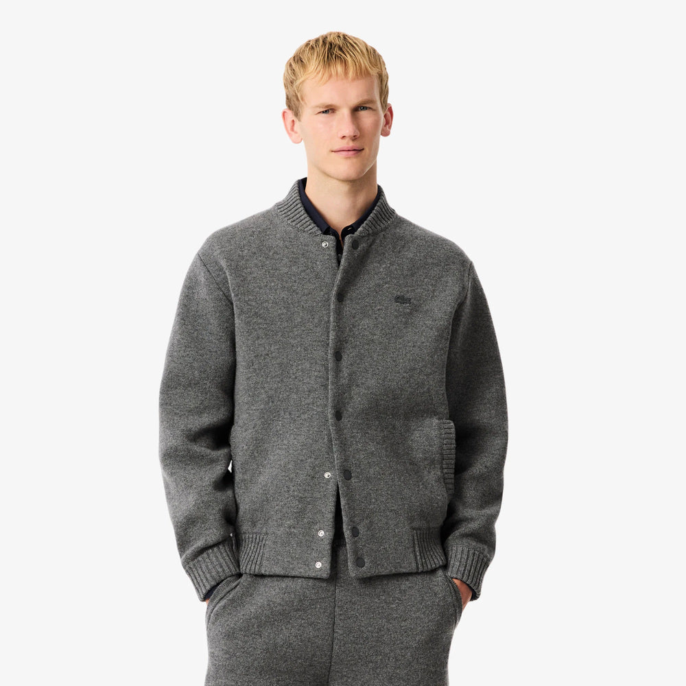 Lacoste AH5170 Wool Bomber Jacket