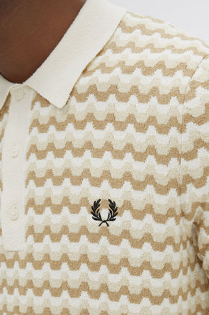 Fred Perry K7636 Boucle Knitted Shirt