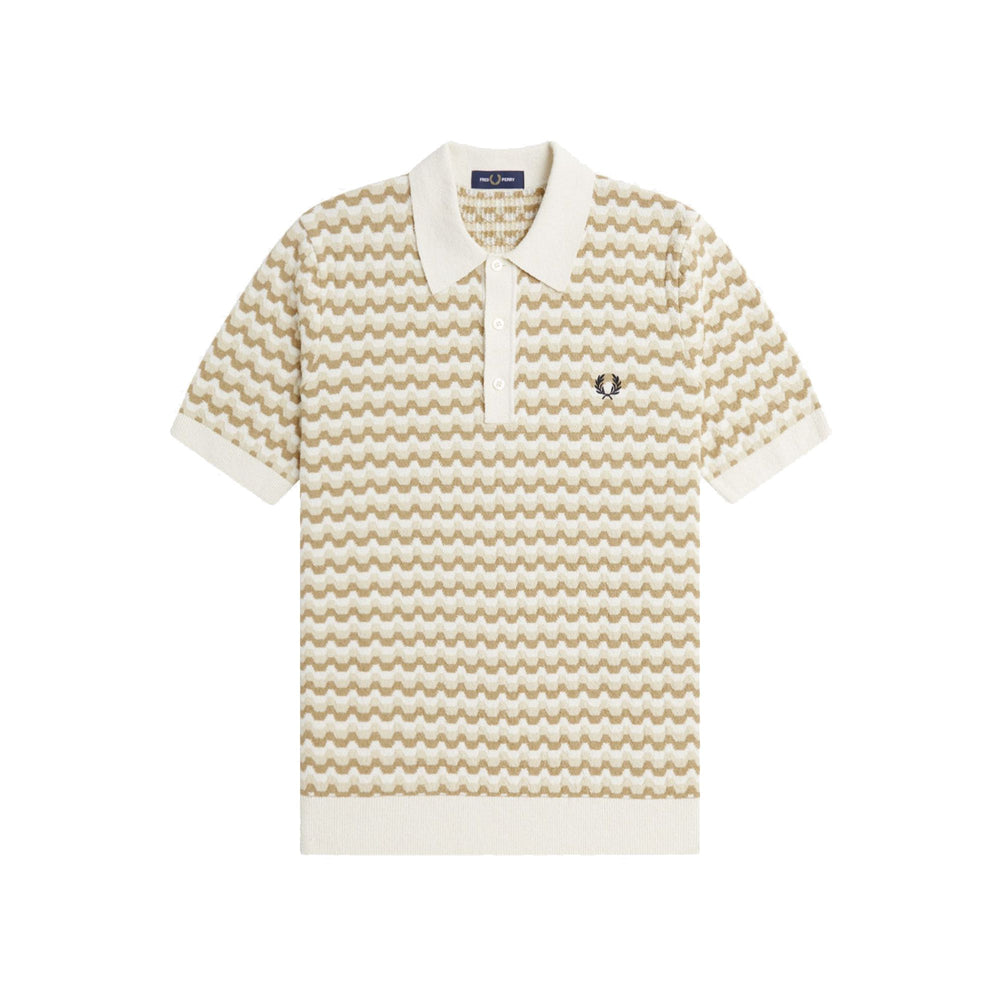 Fred Perry K7636 Boucle Knitted Shirt