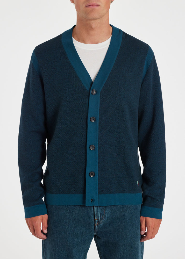 Paul Smith Broad Stripe Zebra Cardigan