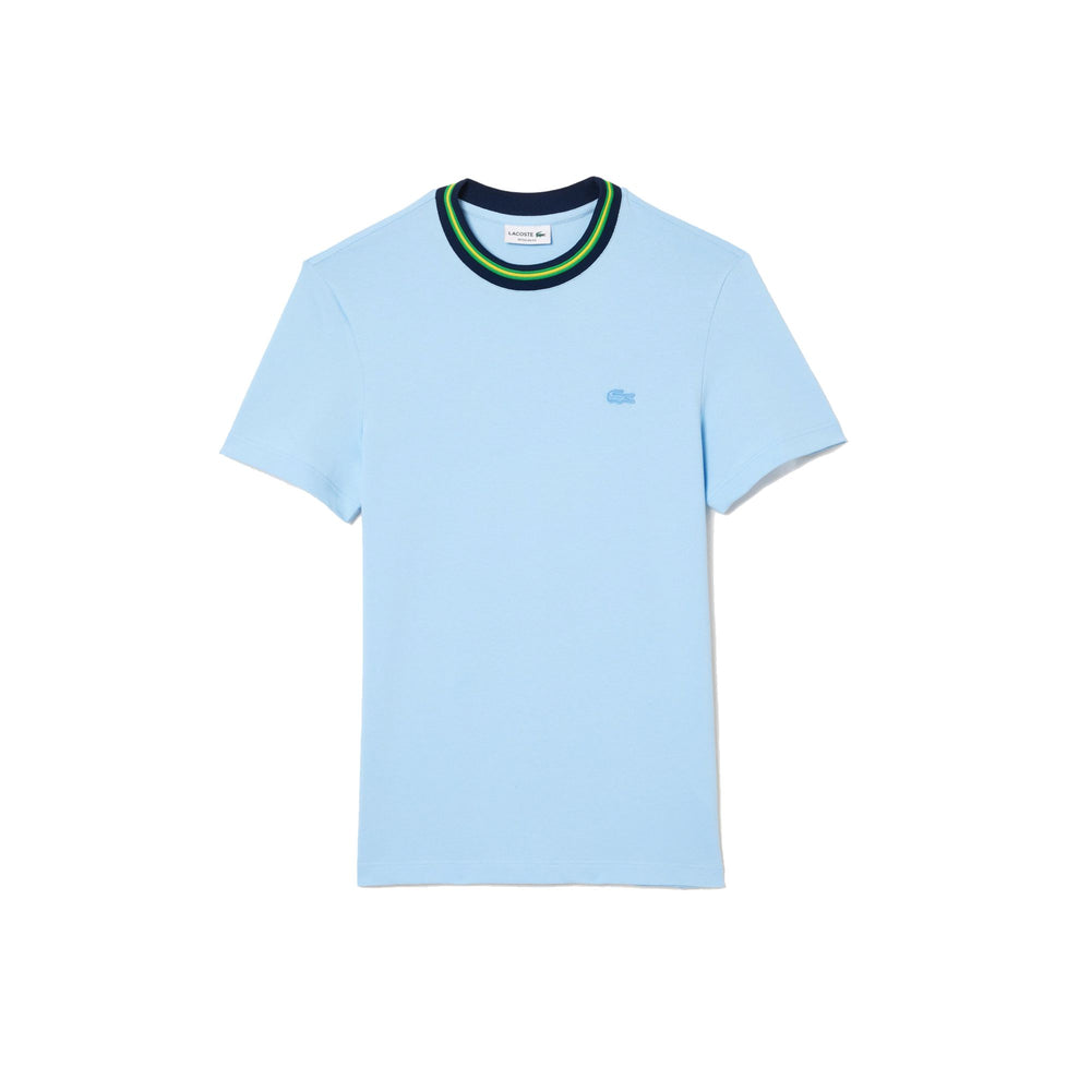 
            
                Load image into Gallery viewer, Lacoste TH1131 Stripe Collar T-shirt
            
        