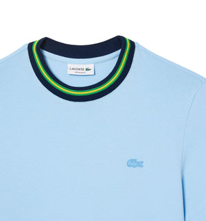 
            
                Load image into Gallery viewer, Lacoste TH1131 Stripe Collar T-shirt
            
        