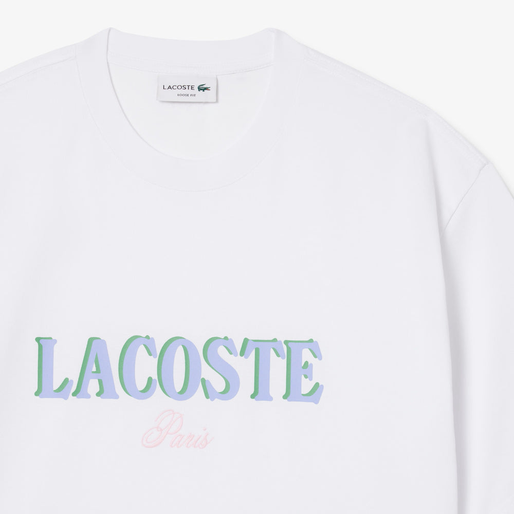 Lacoste TH5912 Loose Printed T-shirt