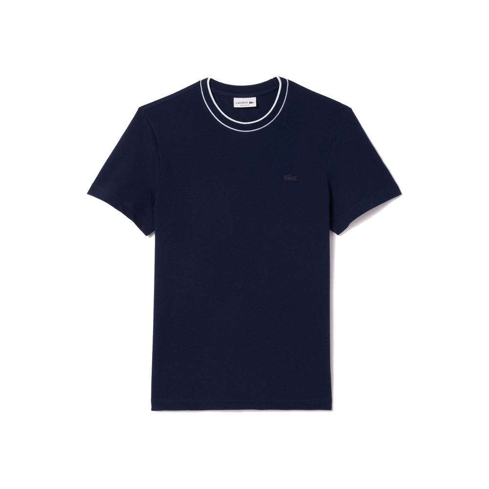 Lacoste TH8174 Stripe Collar T-Shirt