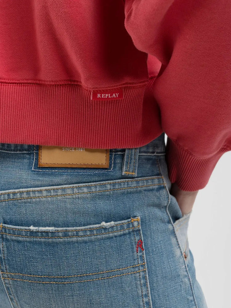 Replay W3461C R Logo Sweat