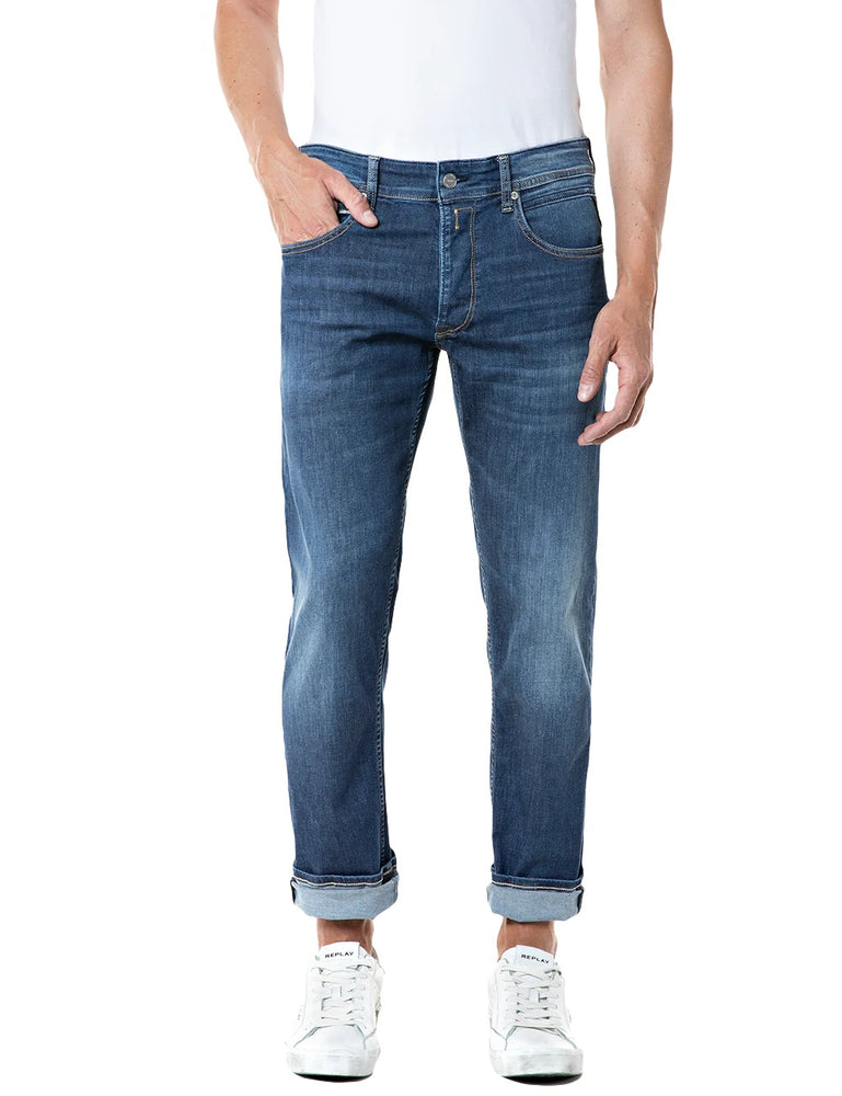 
            
                Load image into Gallery viewer, Replay MA972 435 873 009 Grover X-Lite Straight Jeans
            
        