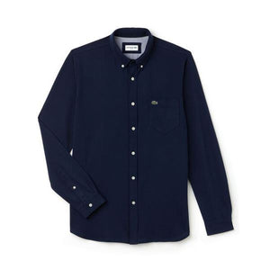 
            
                Load image into Gallery viewer, Lacoste CH0706 L/S Slim Fit Shirt, Marine Navy
            
        