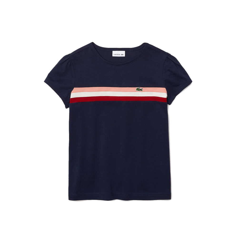 Lacoste Kids TJ6863 Block Stripe T-Shirt