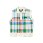 Lacoste AF4949 Sleeveless Check Polo Shirt
