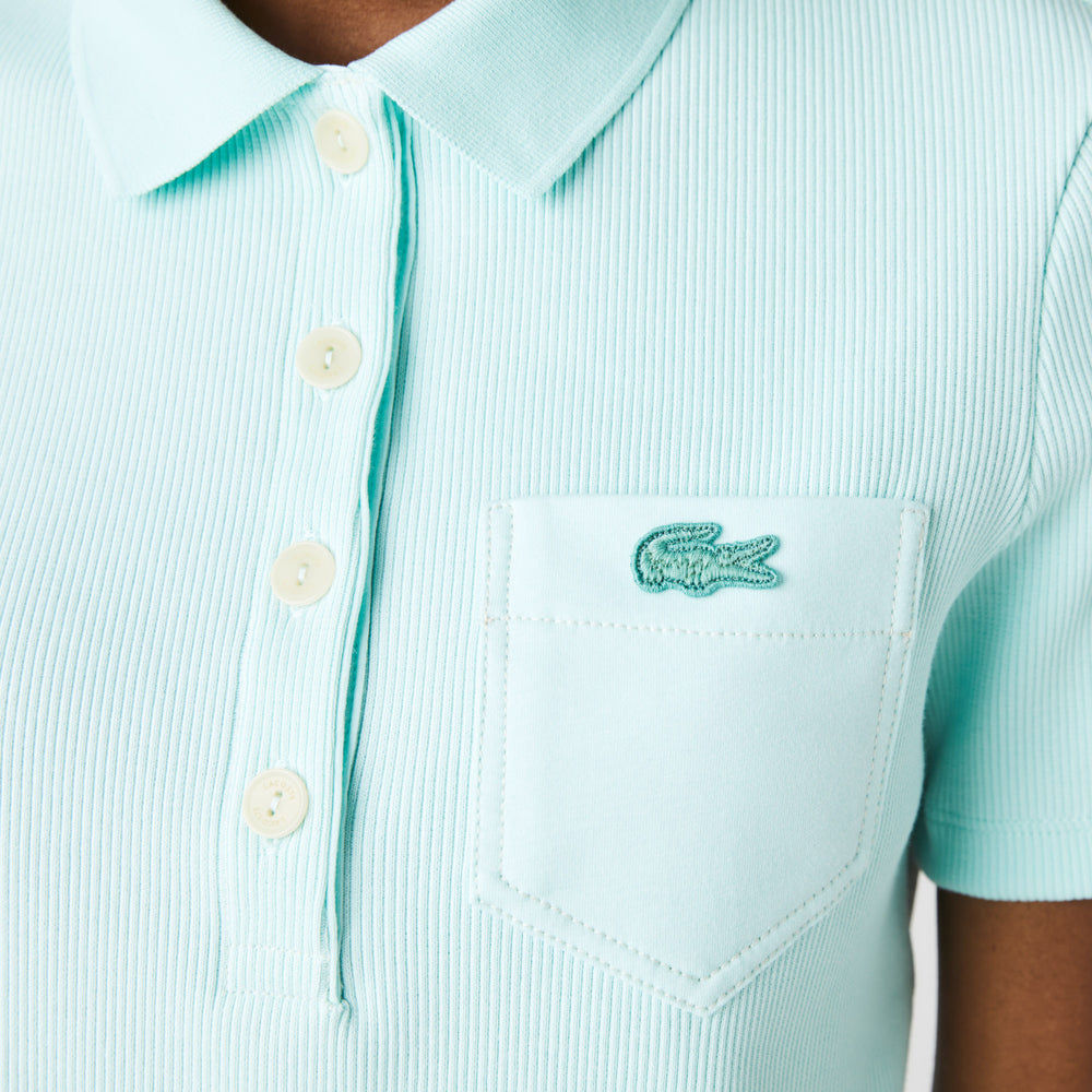 
            
                Load image into Gallery viewer, Lacoste DF1223 Women’s Lacoste Slim Fit Ribbed Cotton Polo
            
        