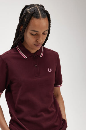 Fred Perry Womens G3600 Tipped Polo T-Shirt