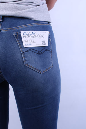 Replay Luzien Hyperflex WHW689 661XR04 009 Skinny Highwaist Jeans
