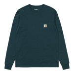 Carhartt L/S Pocket T-Shirt, Frosted Blue