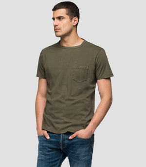 Replay M3185 Pocket T-Shirt  Crewneck t-shirt with pocket