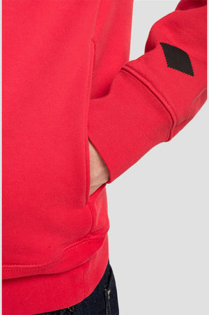 Replay M3241  Logo Hooded  Sweatshirt, Red