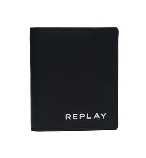 
            
                Load image into Gallery viewer, Replay FM5162 Small Leather Wallet, Black
            
        