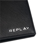 Replay FM5162 Small Leather Wallet, Black